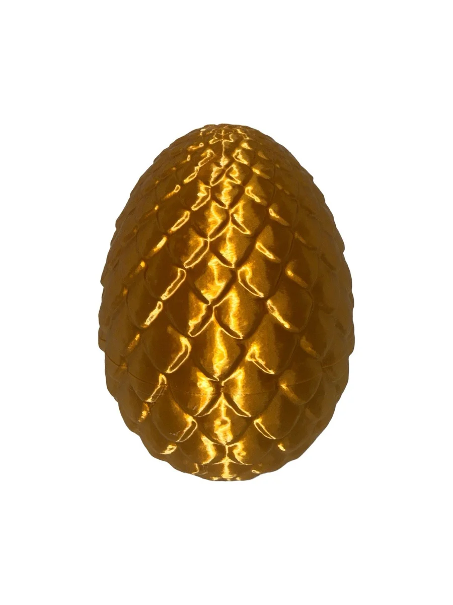 3D Printed Gold Dragon Egg Secret Stash Box | Screw Lid | Fantasy Gift | Easter photo 1
