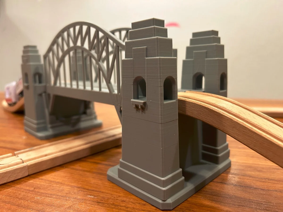 Sydney Harbour Bridge Toy Train Accessory for BRIO Lillabo and Lidl Railway photo 3