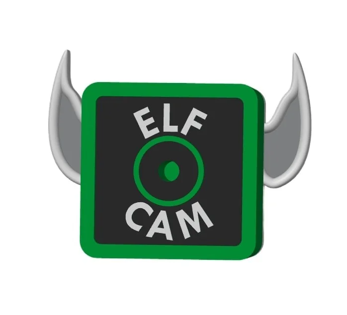Christmas Elf Cam Decoration for Shelf or Mantelpiece with Elf Ears and Stand photo 10