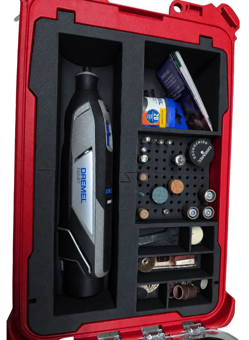 Milwaukee Packout Insert Liner for Dremel 8000 Series Rotary Tool