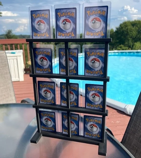 Top Loader Card Display Stand for Trading Cards – Modular Multi-Row photo 2