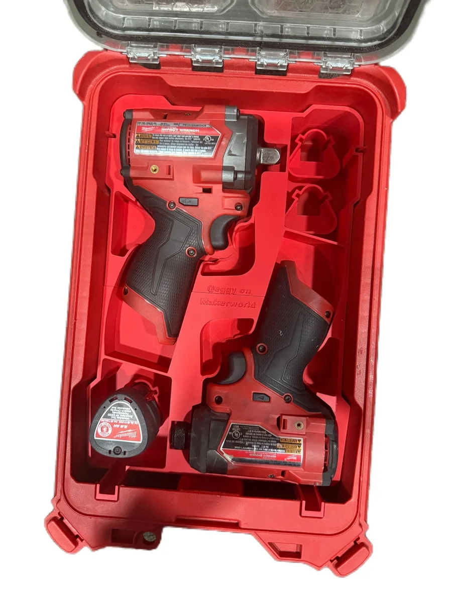 Milwaukee Packout Insert Liner for M12 Stubby Impact Wrench and Impact Driver photo 2