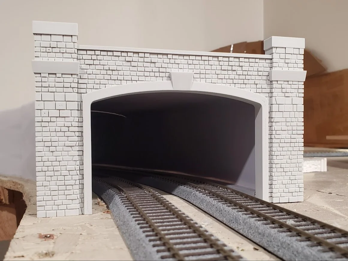 Model Railway Tunnel Portal V2 for Capistrano Creations Tunnel Scenery photo 1