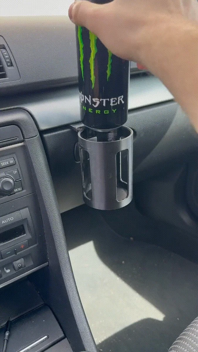 Cup Holder for Audi A4 B7 Glovebox Clamp-In Drinks Can & Bottle Holder RHD photo 5