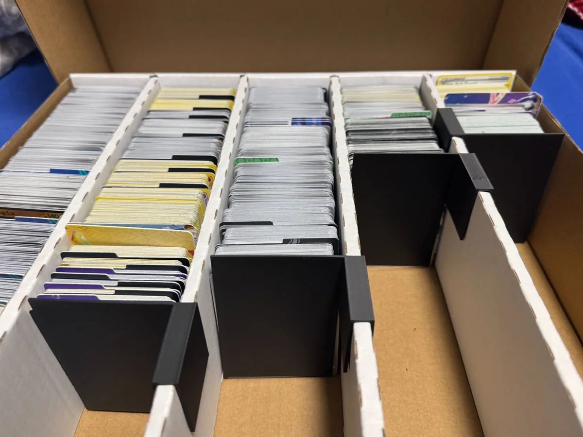 Trading Card Box Divider and Stopper for TCG Collections photo 1