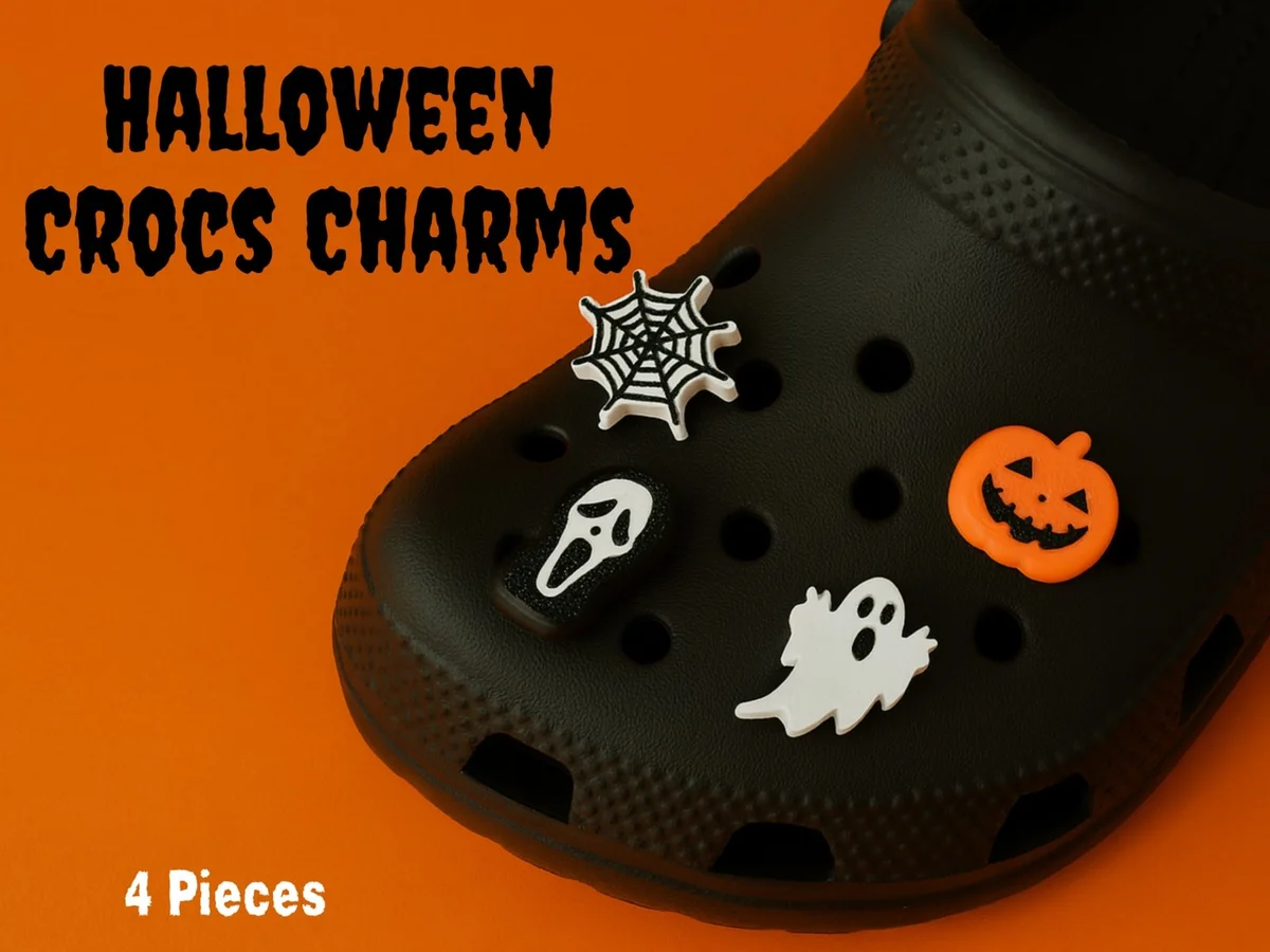 Halloween Footwear Charm Set for Clogs - Pack of 4 photo 1