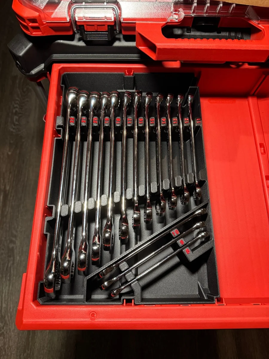 30-Piece Wrench Set Liner Organiser for Milwaukee Packout Drawer photo 5