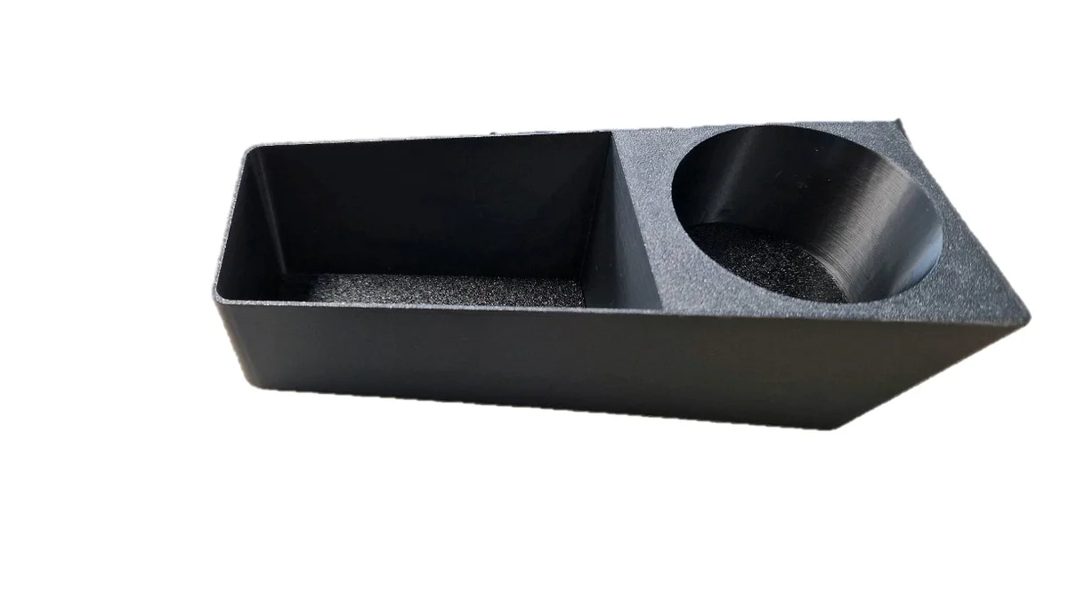 Skoda Enyaq Elroq Cup Holder Insert 3D Printed Centre Console Storage Organiser photo 1