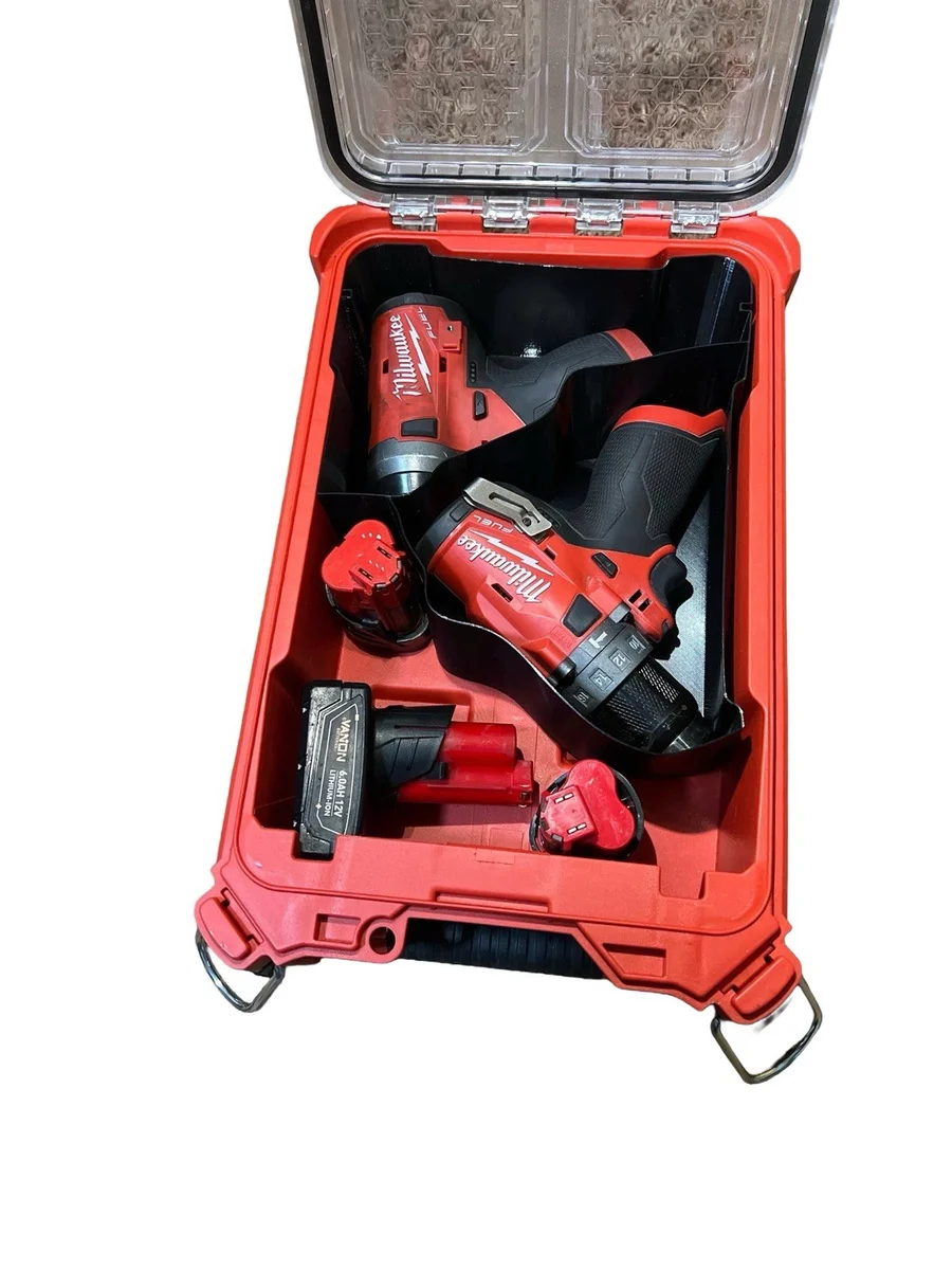 Milwaukee Packout Insert Liner for M12 FUEL Drill &amp; Impact Driver One Piece Tray photo 2