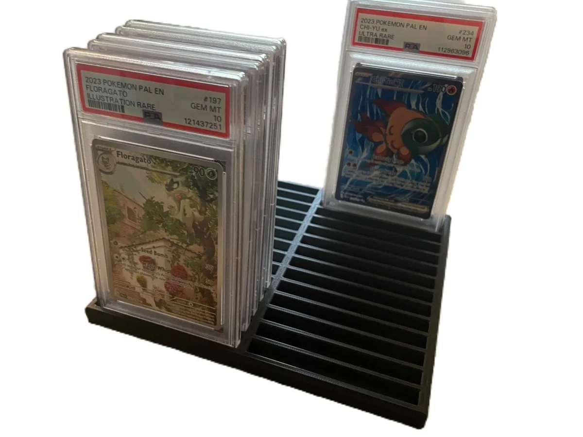Graded Card Display Stand for 28 PSA Slabs photo 1