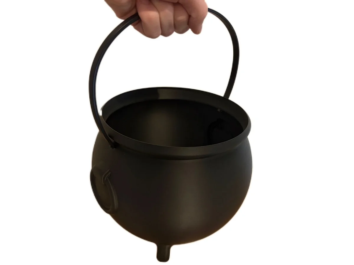 Halloween Witch Cauldron Candy Bowl & Treat Bucket for Halloween photo 7