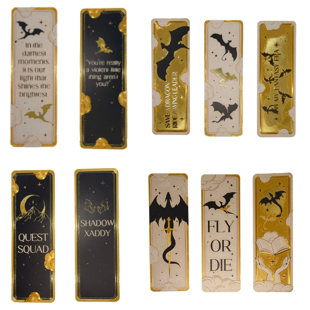 Fourth Wing Empyrean Dragon Bookmark Set | Fantasy Book Lover Gift photo 5