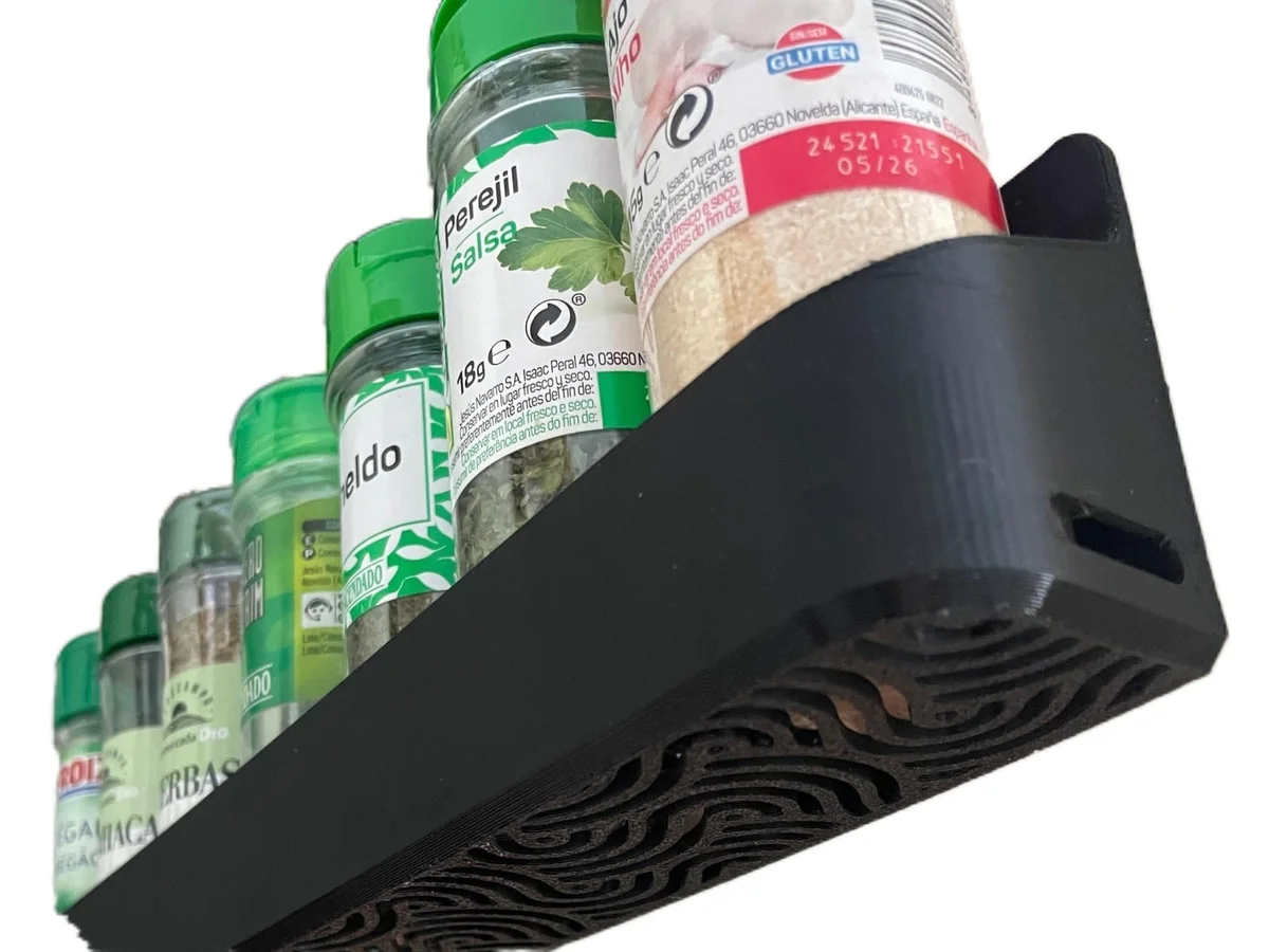 Wall Mounted Spice Rack for Kitchens and Campers photo 1