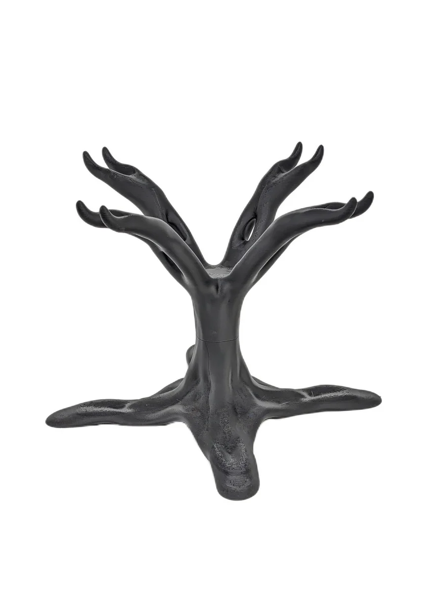 Wine Glass Holder Tree Rack for 4 Glasses Organic Kitchen Display Stand photo 8