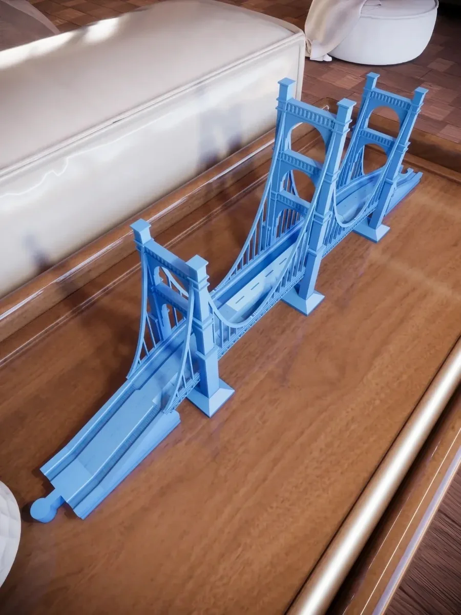 Suspension Bridge Train Track for IKEA Brio Hape Wooden Railway photo 2