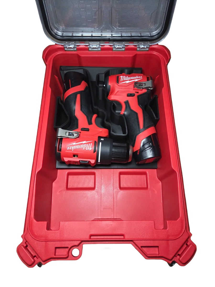 Milwaukee Packout Insert Liner for M12 Drill Impact Driver Subcompact Organiser photo 2