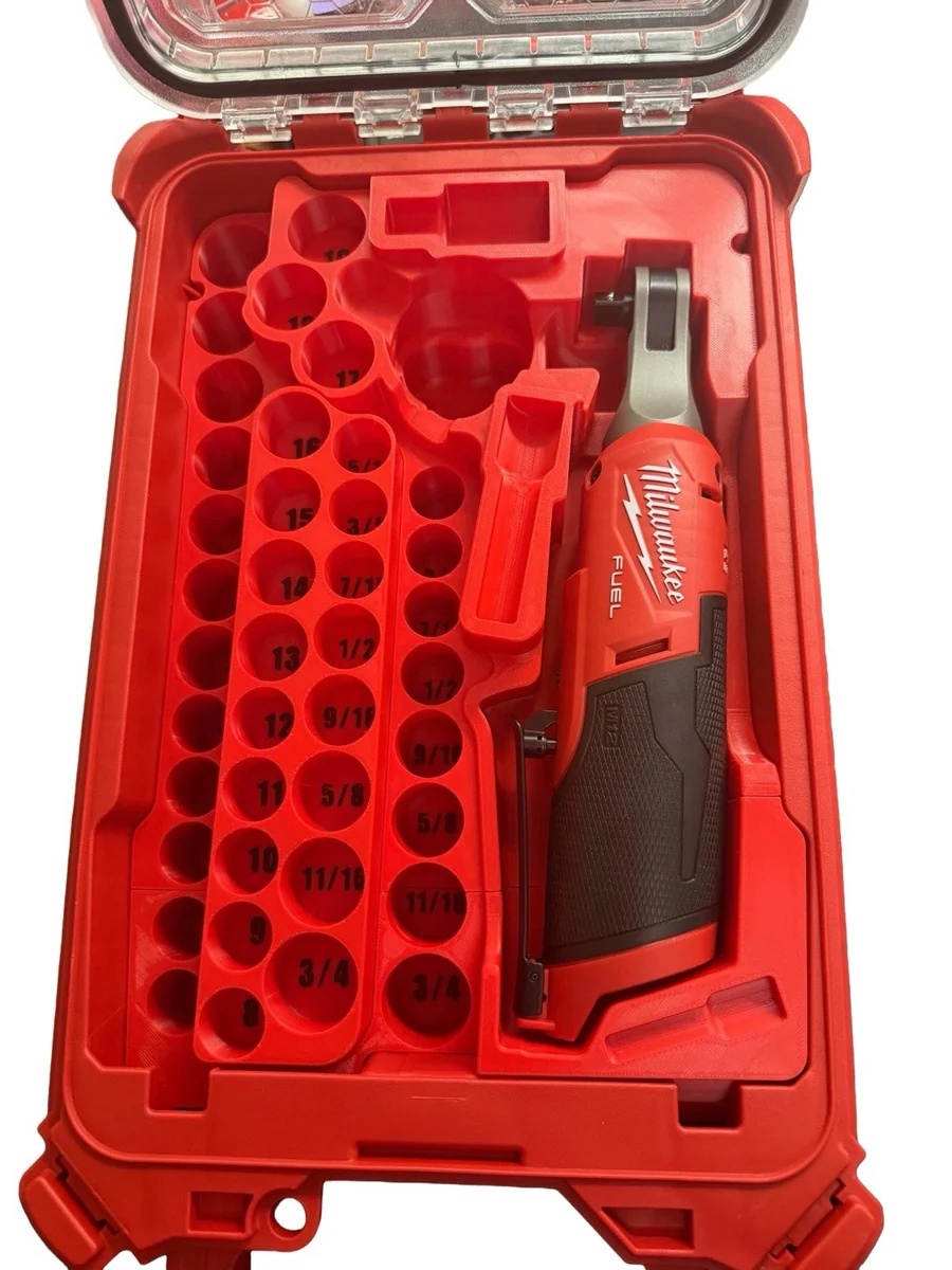 Milwaukee Packout Insert Liner for M12 FUEL High Speed Ratchet 43pc Socket Set photo 1