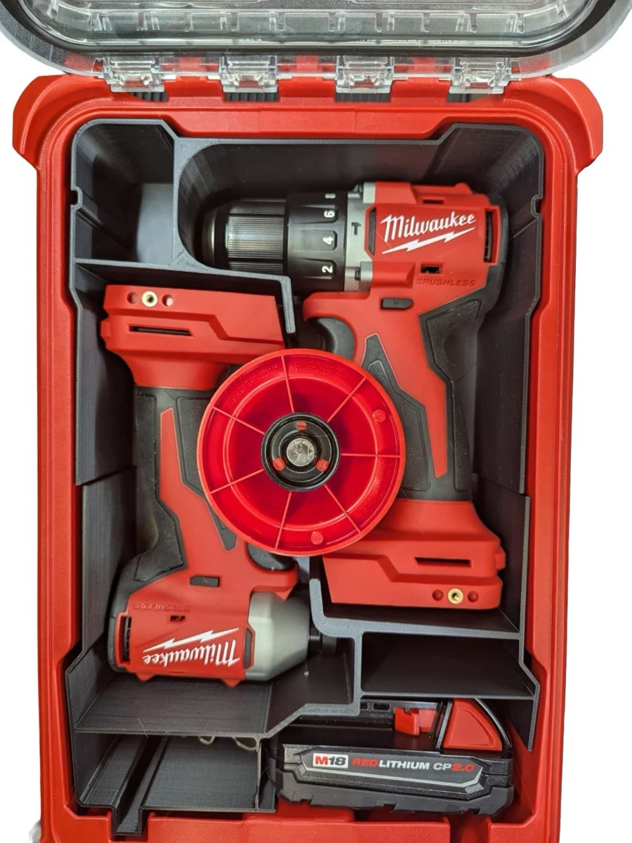 Milwaukee Packout Insert Liner for M18 Compact Brushless Drill &amp; Impact Driver photo 1